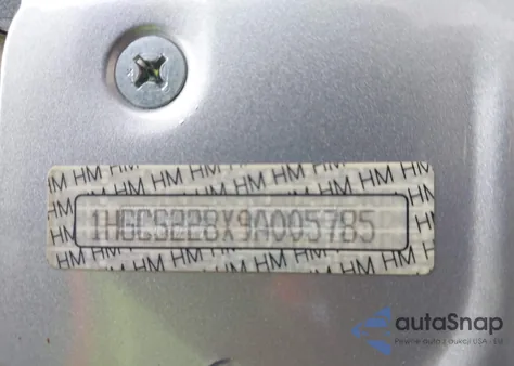 2009 Honda Accord 3.5 Ex-L из США, поврежденный, VIN 1HGCS228X9A005785